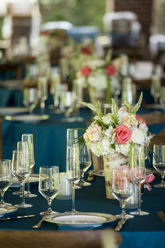 Elegant reception table