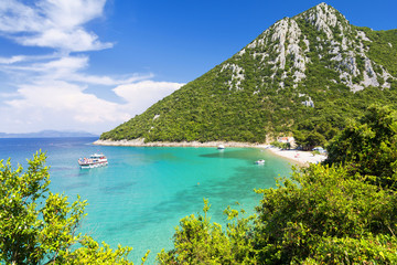 paradise beach on Peljesac peninsula in Dalmatia, Croatia