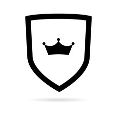Shield Crown Icon