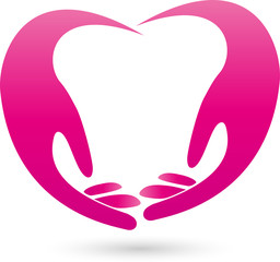 Zwei Hände, Herz, Logo
