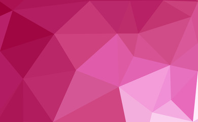 Obraz premium The illustration design Colorful polygon