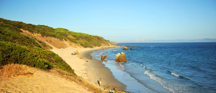 Parque Natural del Estrecho, playas de Tarifa, Andaluc&iacute;a, Espa&ntilde;a