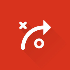 Flat Long Shadow Metro App