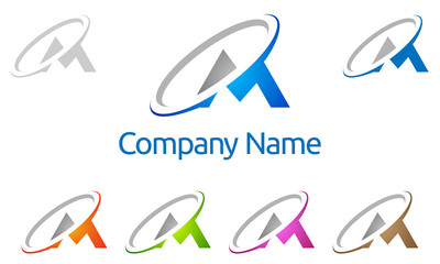 M, m letter, vector, logo, design