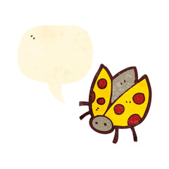 retro cartoon bug