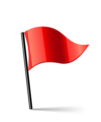 Vector Red Flag