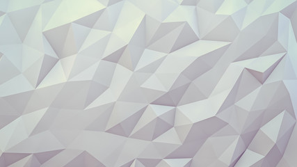 abstract 3d render background. Techno triangular low poly background