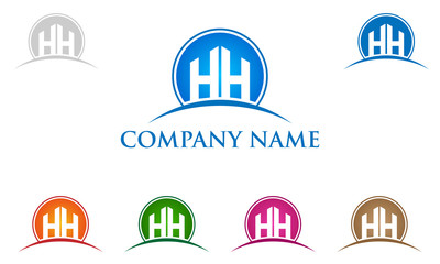H, h letter, vector, logo, design