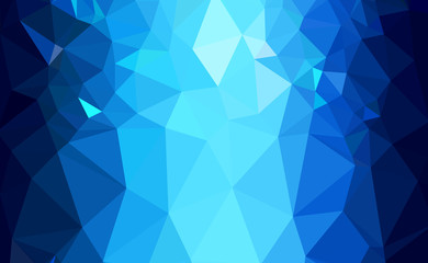 The illustration design Colorful polygon 