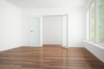 Obraz premium leerstehende Wohnung