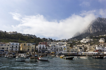 Fototapeta na wymiar Marina Grande, Capri