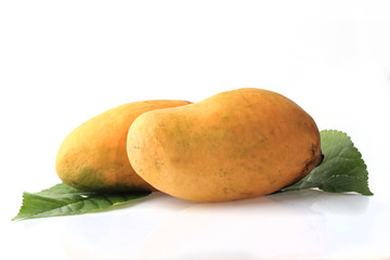 Cherry on white Background