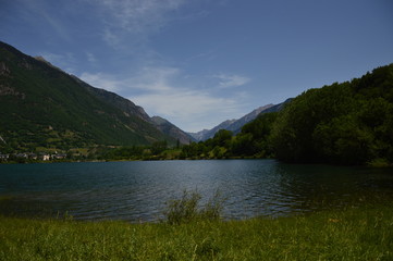 Eriste, embalse, julio 2015