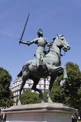 Statue équestre de Jeanne d'Arc à Paris