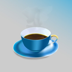 cup of hot coffee