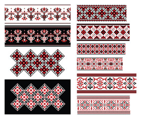 Ukrainian Ornaments Set