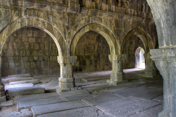Fototapeta na wymiar The monastery of Sanahin in Armenia 