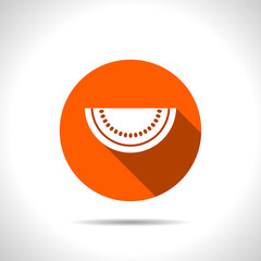 Obraz premium Vector watermelon slice icon. Food icon. Eps10