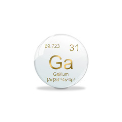 Periodensystem Kugel - 31 Gallium