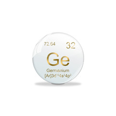 Periodensystem Kugel - 32 Germanium