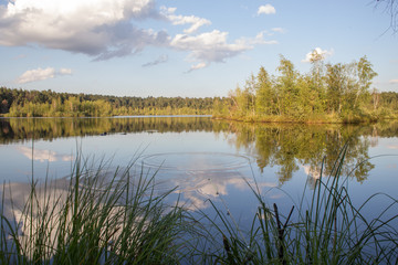 Evening lake