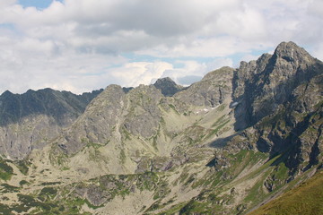 Fototapeta premium Tatry polskie - widok z Kasprowego Wierchu