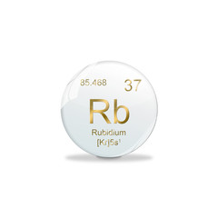 Periodensystem Kugel - 37 Rubidium