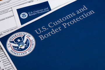 US Customs and Border Protection - obrazy, fototapety, plakaty
