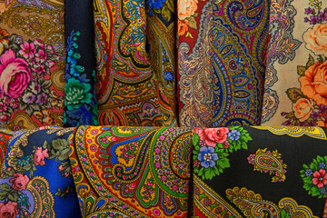 Textile with ethnic patterns