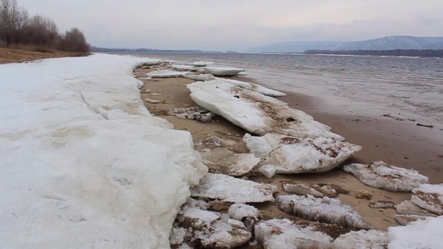 Ice on the Beatch River Motion