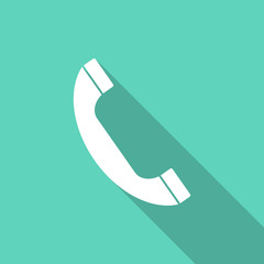 phone flat design modern icon