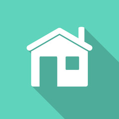 house flat design modern icon