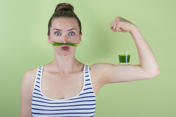 Wheatgrass power!