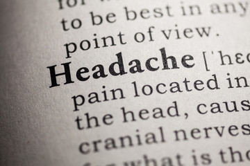 Obraz premium headache