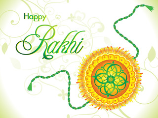 abstract artistic raksha bandhan background