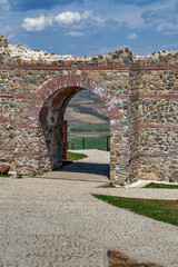 Entrance of the Ancient fortress Tsari Mali grad, Sofia Province, Bulgaria