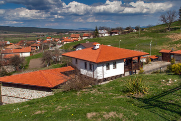 Panoramic view of village Belchin, Sofia Province, Bulgaria