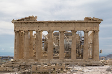 Obraz premium Parthenon in Acropolis, Athens, Greece