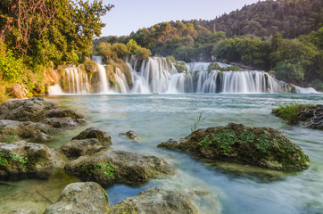 Krka river waterfalls, Dalmatia, Croatia