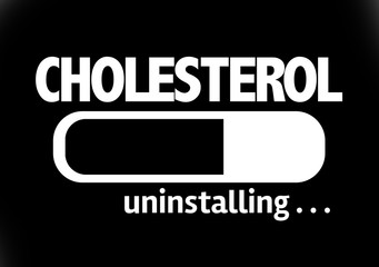 Progress Bar Loading with the text: Cholesterol
