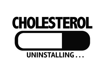 Progress Bar Loading with the text: Cholesterol