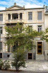 Fototapeta na wymiar Old greek building in Athens