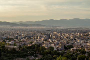 View over Athens, Greece