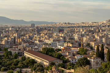 View over Athens