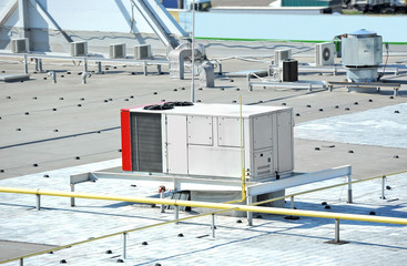 Industrial steel air conditioning and ventilation systems