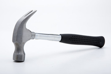Hammer on white background, clipping path included
