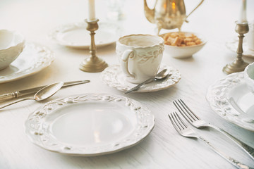 Elegance table setting
