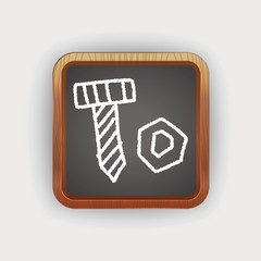 pushpin doodle drawing