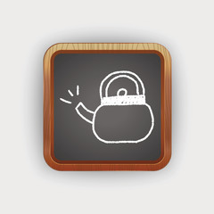 Teapot doodle drawing