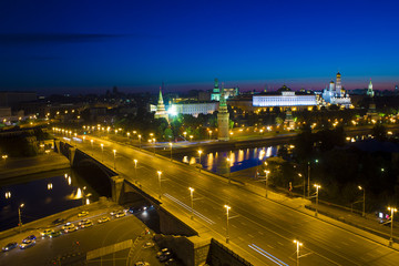 Landscape Moscow city, Moscow, Russia